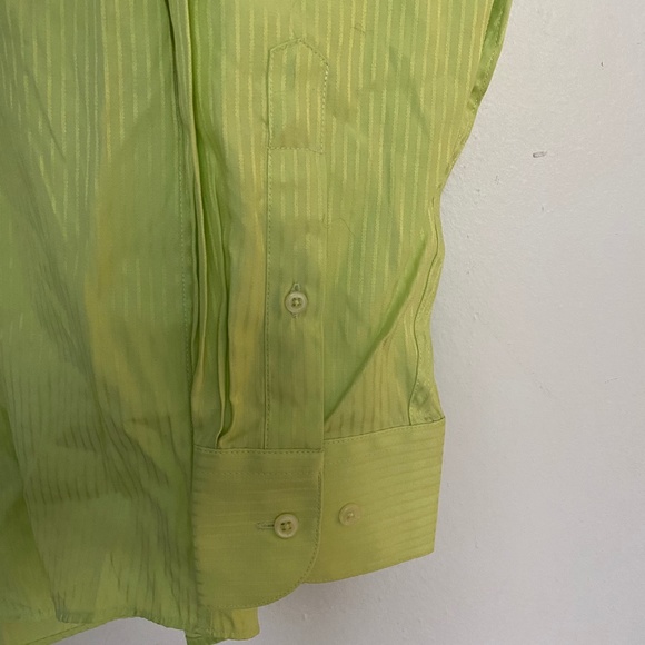 Strauss Long Sleeve Button Down Dress Shirt Size L - Picture 5 of 16